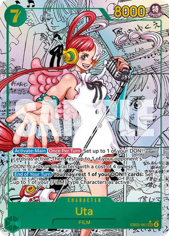 Uta (061) (Manga) - Foil (Extra Booster: Heroines Edition)(EB03-061)(SEC)