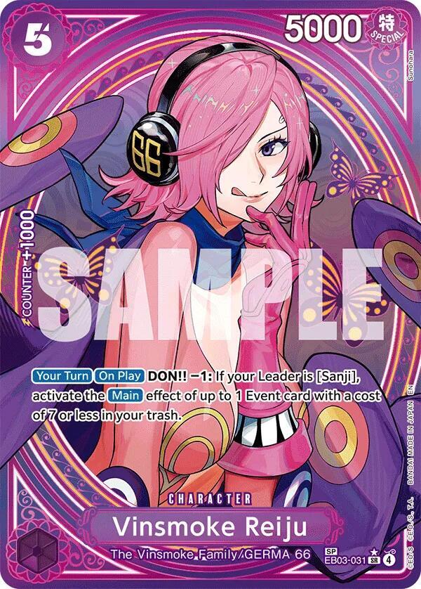 Vinsmoke Reiju (SP) - Foil (Extra Booster: Heroines Edition)(EB03-031)(SR)