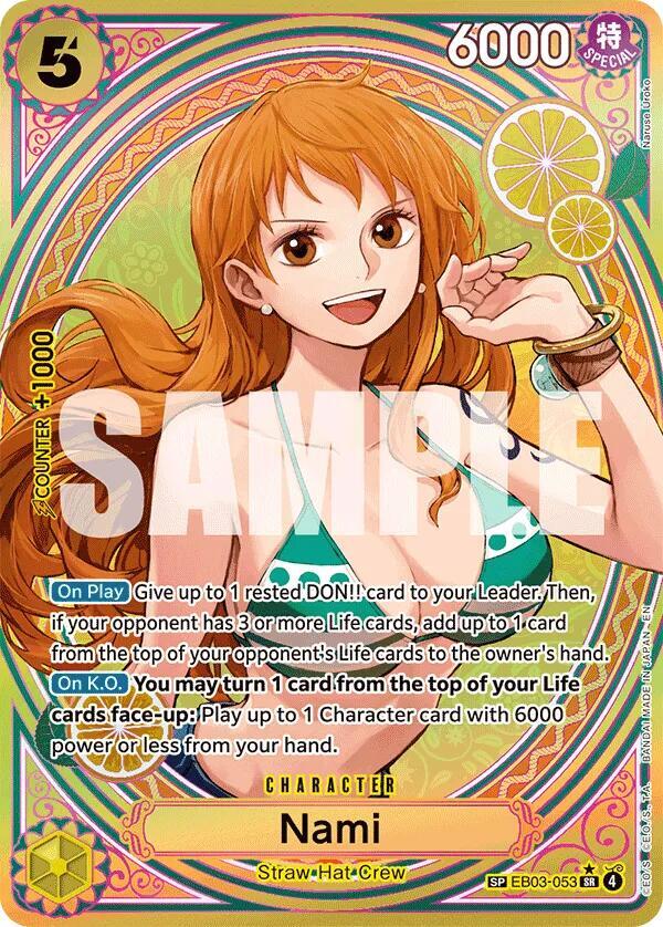 Nami (053) (SP) - Foil (Extra Booster: Heroines Edition)(EB03-053)(SR)