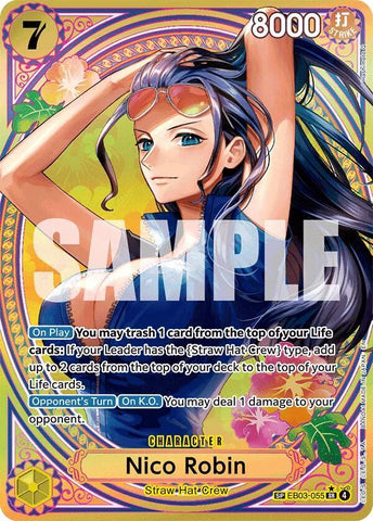 Nico Robin (055) (SP) - Foil (Extra Booster: Heroines Edition)(EB03-055)(SR)