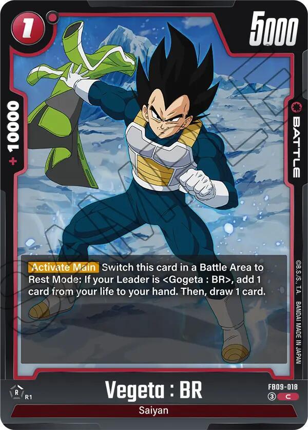Vegeta : BR [018] (FB09-018)(C)