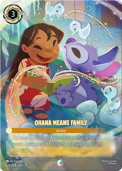 Ohana Means Family - Holofoil (Winterspell)(11-224/204)(E)