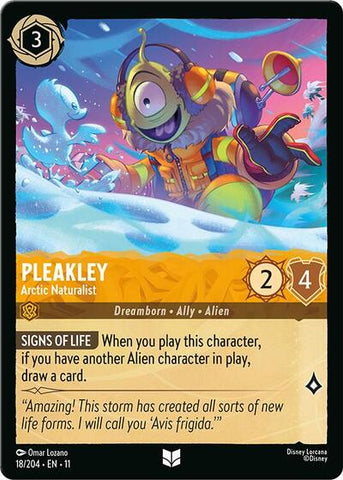 Pleakley - Arctic Naturalist - Cold Foil (Winterspell)(11-018/204)(U)