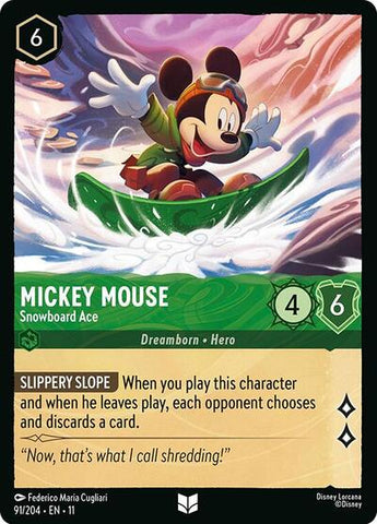 Mickey Mouse - Snowboard Ace - Cold Foil (Winterspell)(11-091/204)(U)