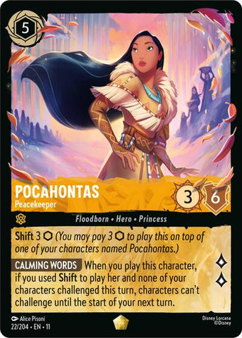 Pocahontas - Peacekeeper (Winterspell)(11-022/204)(L)