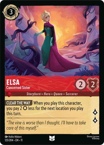 Elsa - Concerned Sister (Winterspell)(11-125/204)(U)