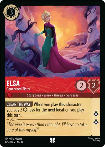Elsa - Concerned Sister - Cold Foil (Winterspell)(11-125/204)(U)