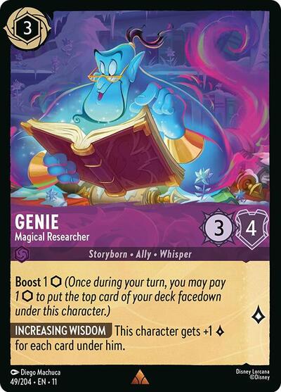 Genie - Magical Researcher (Winterspell)(11-049/204)(R)