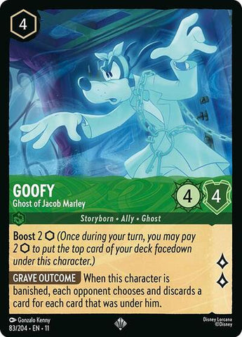 Goofy - Ghost of Jacob Marley (Winterspell)(11-083/204)(SR)