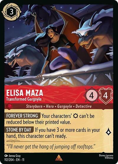 Elisa Maza - Transformed Gargoyle (Winterspell)(11-112/204)(R)