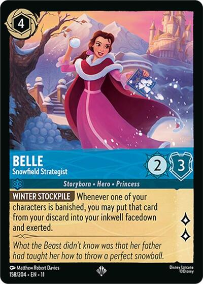Belle - Snowfield Strategist (Winterspell)(11-158/204)(SR)