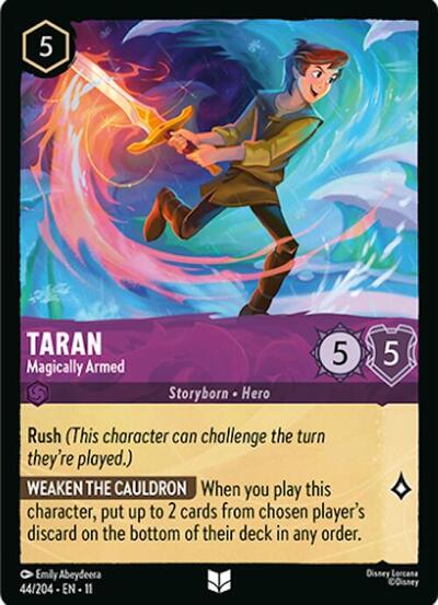 Taran - Magically Armed - Cold Foil (Winterspell)(11-044/204)(U)