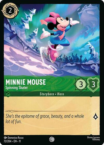 Minnie Mouse - Spinning Skater - Cold Foil (Winterspell)(11-072/204)(C)
