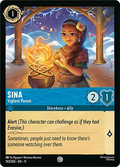 Sina - Vigilant Parent - Cold Foil (Winterspell)(11-142/204)(C)