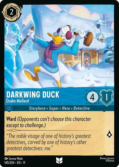 Darkwing Duck - Drake Mallard - Cold Foil (Winterspell)(11-145/204)(U)