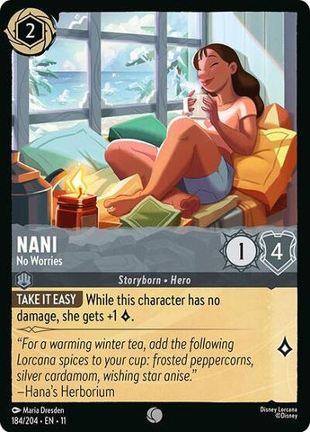 Nani - No Worries - Cold Foil (Winterspell)(11-184/204)(C)