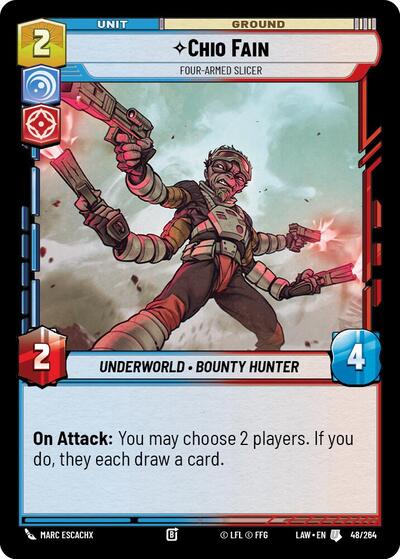 Chio Fain, Four-Armed Slicer (A Lawless Time)(LAW-048/264)(U)