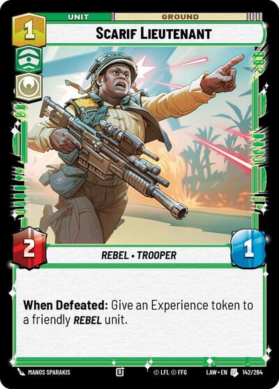 Scarif Lieutenant (A Lawless Time)(LAW-142/264)(U)