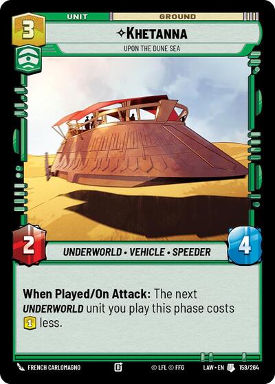 Khetanna, Upon the Dune Sea (A Lawless Time)(LAW-158/264)(U)