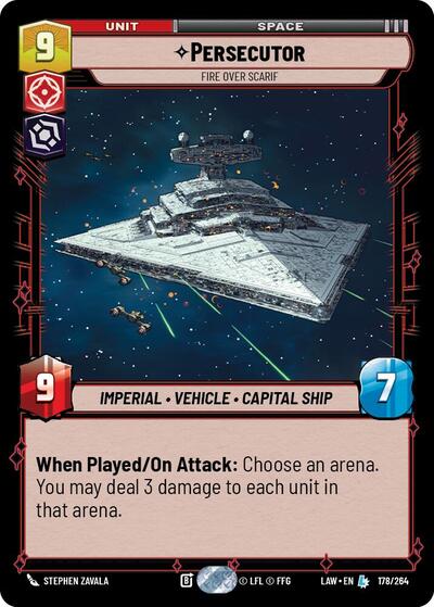 Persecutor, Fire Over Scarif (A Lawless Time)(LAW-178/264)(L)