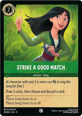 Strike a Good Match - Cold Foil (Winterspell)(11-094/204)(C)