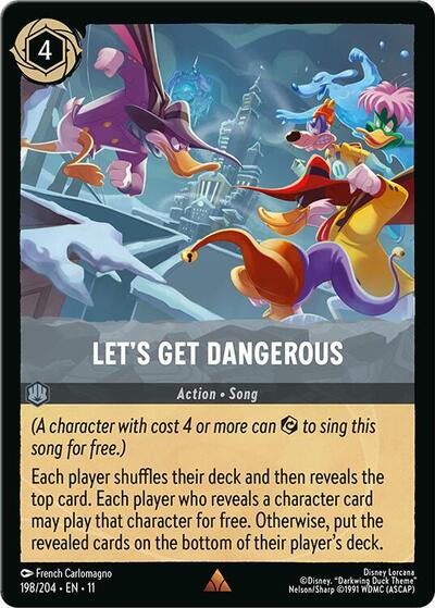 Let's Get Dangerous - Cold Foil (Winterspell)(11-198/204)(R)