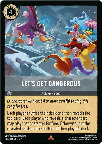 Let's Get Dangerous - Cold Foil (Winterspell)(11-198/204)(R)