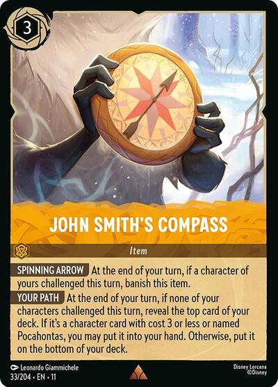 John Smith's Compass - Cold Foil (Winterspell)(11-033/204)(R)
