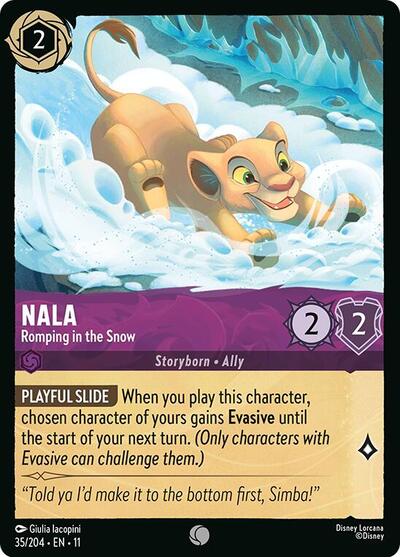 Nala - Romping in the Snow (Winterspell)(11-035/204)(C)