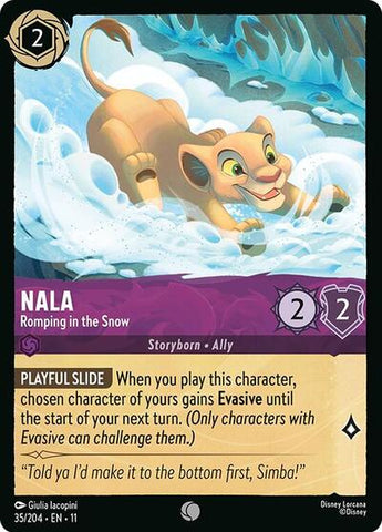 Nala - Romping in the Snow - Cold Foil (Winterspell)(11-035/204)(C)