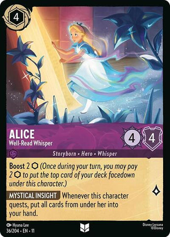 Alice - Well-Read Whisper - Cold Foil (Winterspell)(11-036/204)(U)