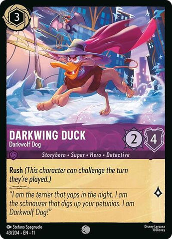 Darkwing Duck - Darkwolf Dog - Cold Foil (Winterspell)(11-043/204)(C)