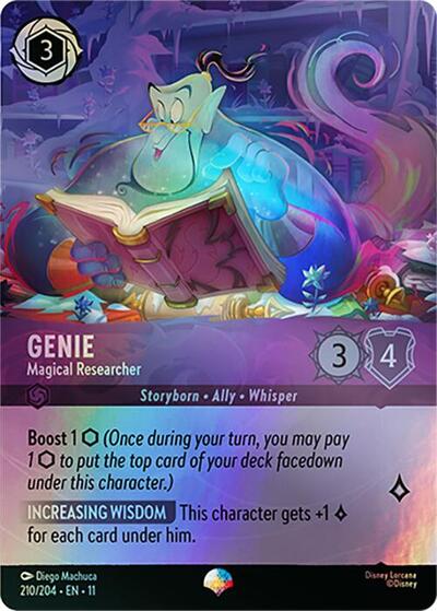 Genie - Magical Researcher - Holofoil (Winterspell)(11-210/204)(EP)