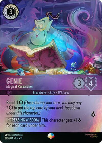 Genie - Magical Researcher - Holofoil (Winterspell)(11-210/204)(EP)