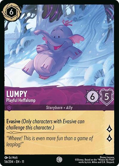 Lumpy - Playful Heffalump - Cold Foil (Winterspell)(11-056/204)(C)
