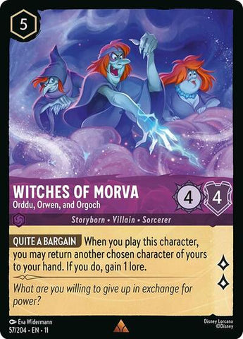 Witches of Morva - Orddu, Orwen, and Orgoch (Winterspell)(11-057/204)(R)