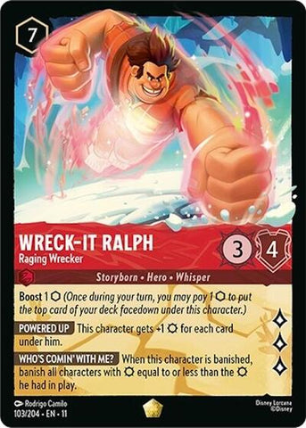 Wreck-It Ralph - Raging Wrecker - Cold Foil (Winterspell)(11-103/204)(L)