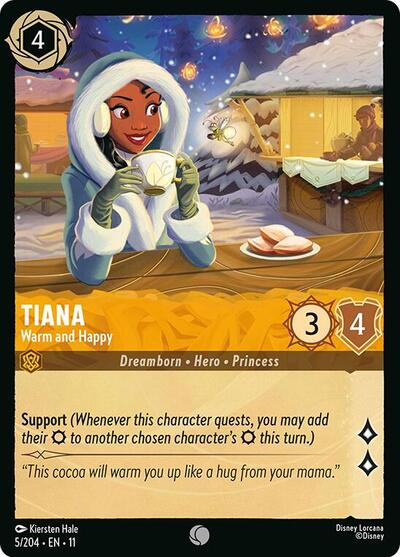 Tiana - Warm and Happy (Winterspell)(11-005/204)(C)