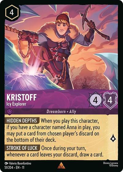 Kristoff - Icy Explorer - Cold Foil (Winterspell)(11-051/204)(R)