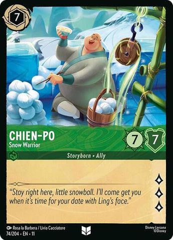 Chien-Po - Snow Warrior - Cold Foil (Winterspell)(11-074/204)(U)
