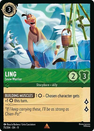 Ling - Snow Warrior (Winterspell)(11-075/204)(R)