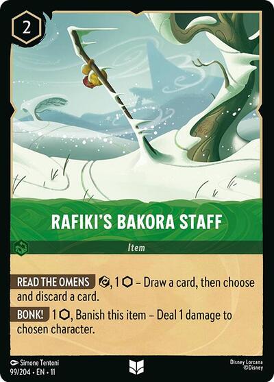 Rafiki's Bakora Staff (Winterspell)(11-099/204)(U)