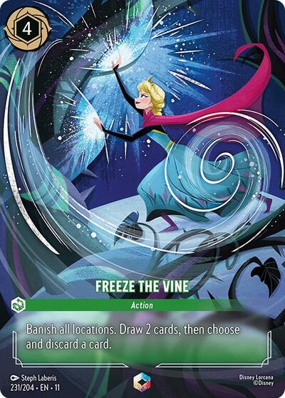 Freeze the Vine - Holofoil (Winterspell)(11-231/204)(E)