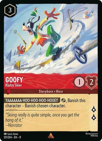 Goofy - Klutzy Skier - Cold Foil (Winterspell)(11-121/204)(R)
