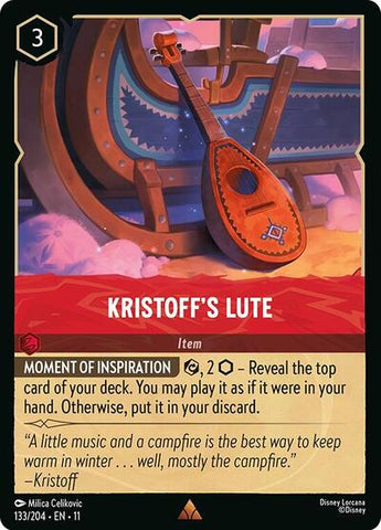 Kristoff's Lute - Cold Foil (Winterspell)(11-133/204)(R)