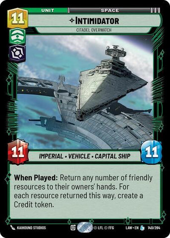 Intimidator, Citadel Overwatch (A Lawless Time)(LAW-140/264)(L)