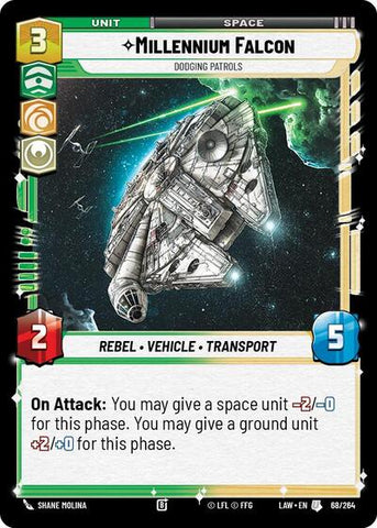 Millennium Falcon, Dodging Patrols (A Lawless Time)(LAW-068/264)(U)