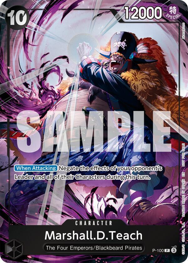Marshall.D.Teach [Event Pack Vol. 8] [Foil] (One Piece Promotion Cards)(P-100)(PR)