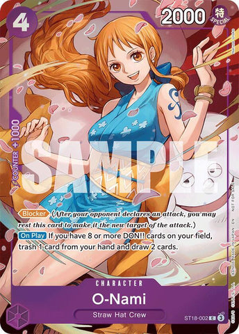 O-Nami - ST18-002 (Dash Pack) - Foil (Extra Booster: Heroines Edition)(ST18-002)(C)