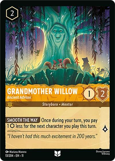 Grandmother Willow - Ancient Advisor - Cold Foil (Winterspell)(11-013/204)(U)